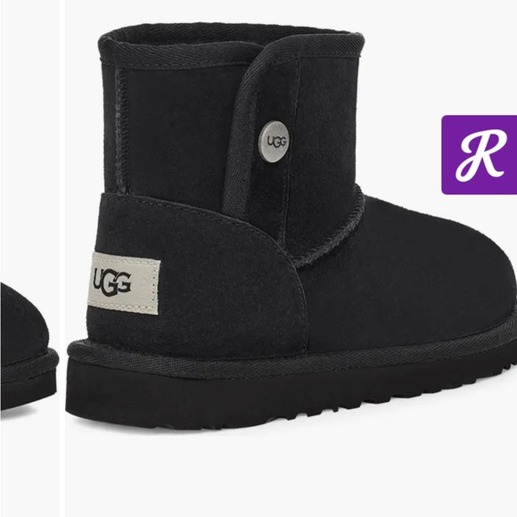 EUC ugg Kona boot black size 6M - Picture 6 of 7